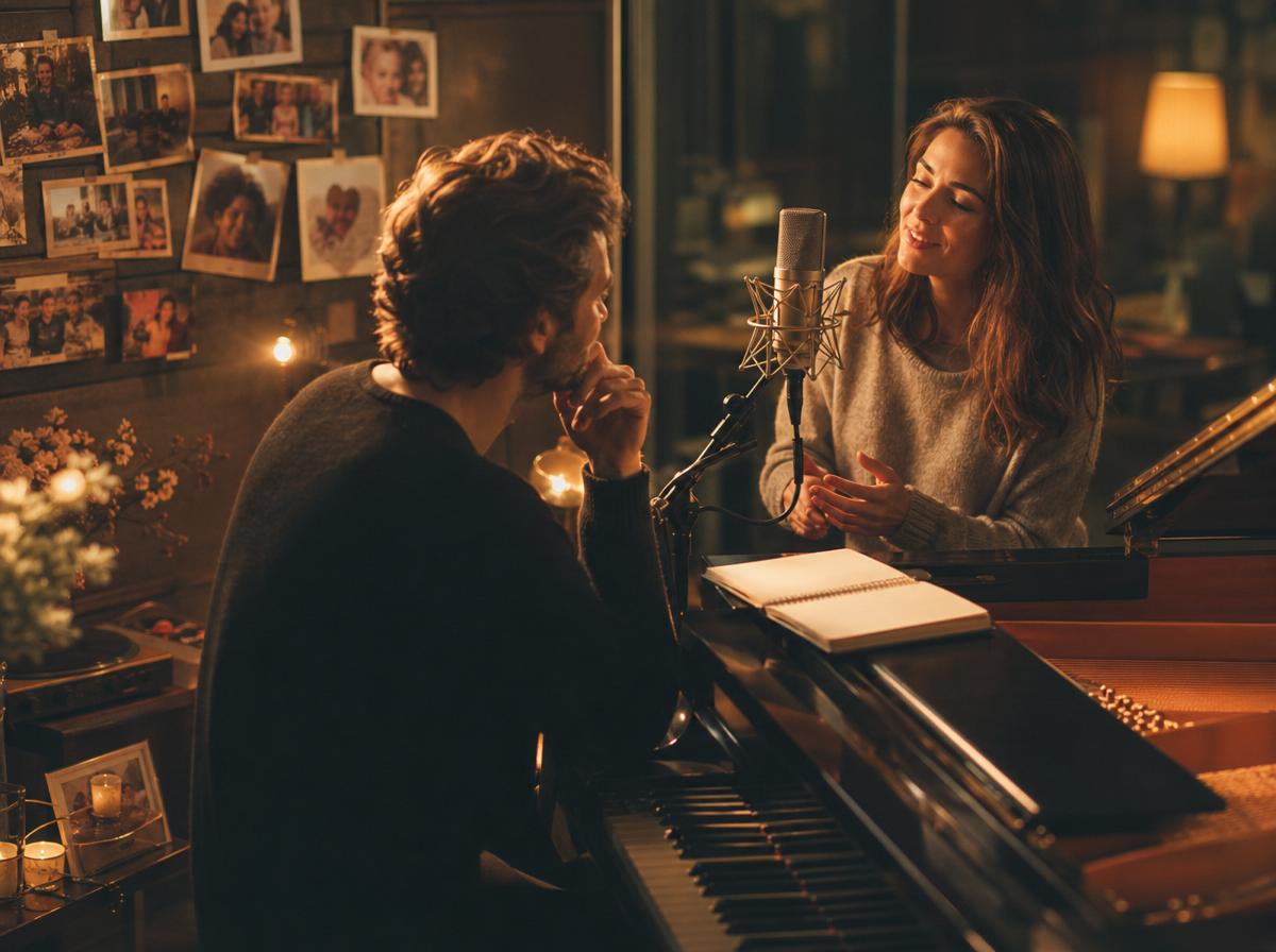 Создание песни с нуля по истории в студии звукозаписи