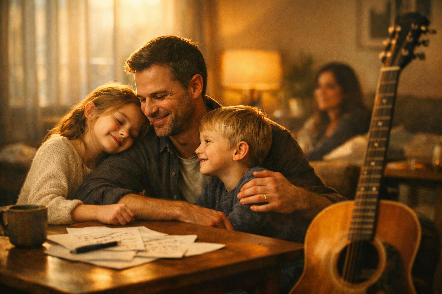 Песня про папу на заказ, теплый семейный момент с отцом