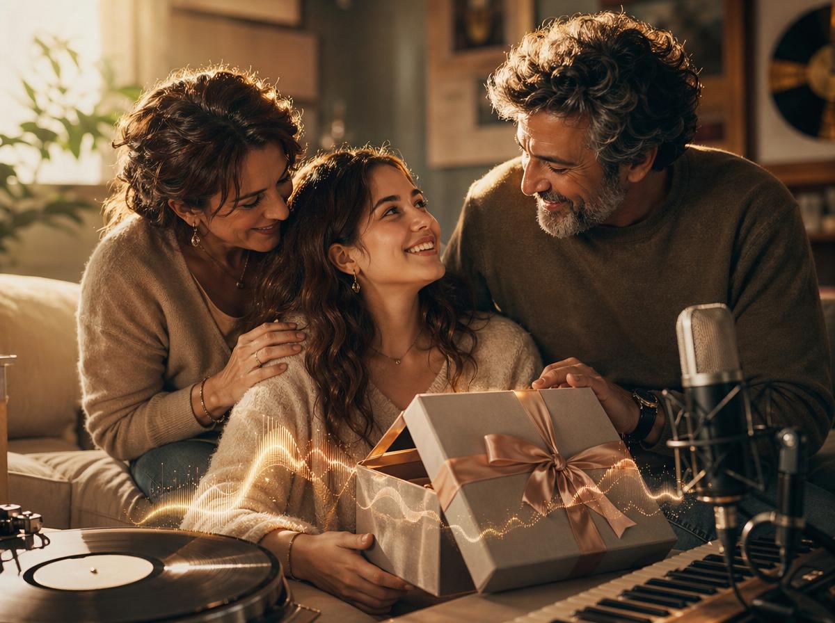 Поздравление на заказ для дочери в формате музыкального подарка