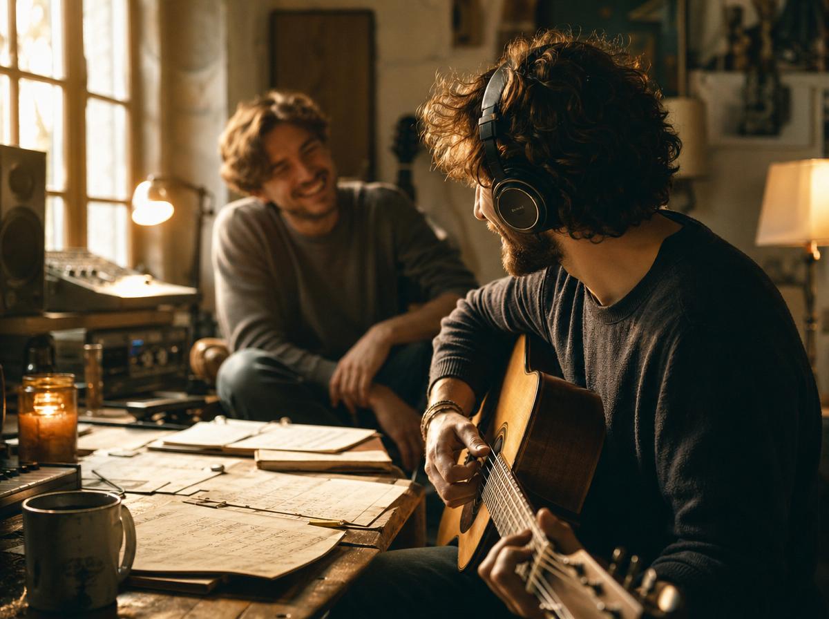 Душевная песня для друга на заказ в теплой музыкальной атмосфере