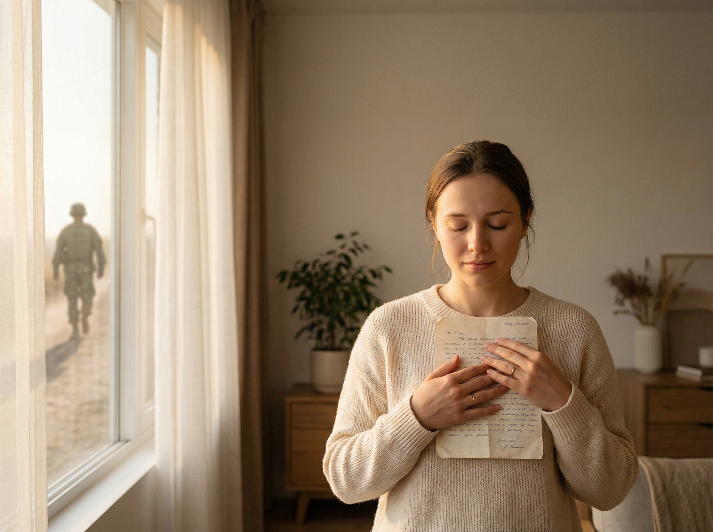 заказ песни для мужа в СВО, эмоциональная обложка о любви, поддержке и ожидании