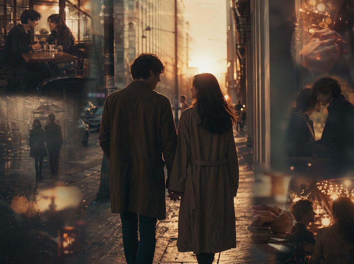 Создание песни по истории знакомства пары в романтичной атмосфере