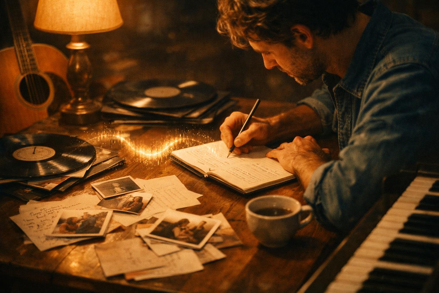 Песня по своей истории на заказ в атмосфере создания личной музыки