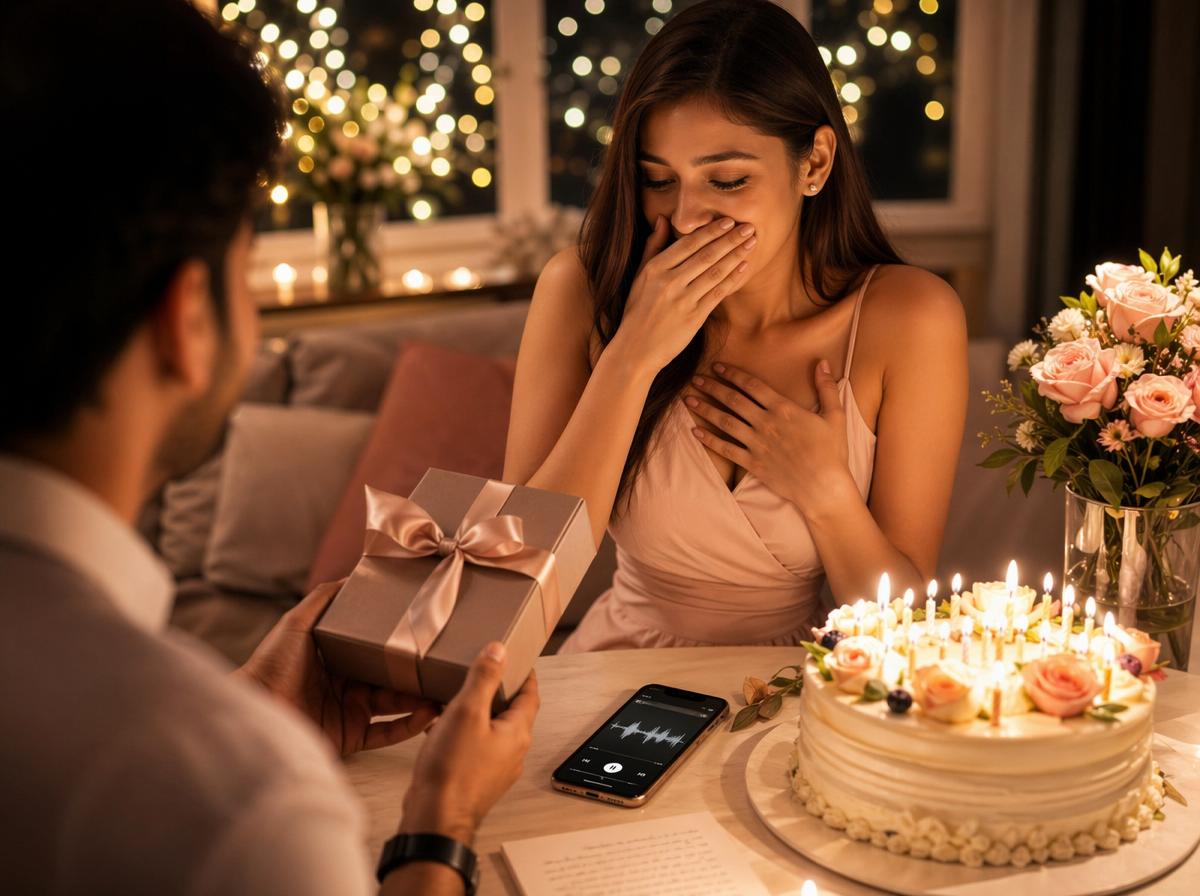 Подарить песню девушке на день рождения, романтичный музыкальный сюрприз