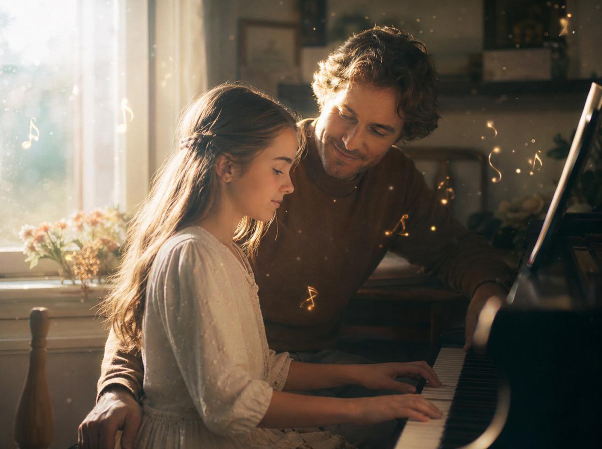 Родители дарят дочери индивидуальную песню на заказ